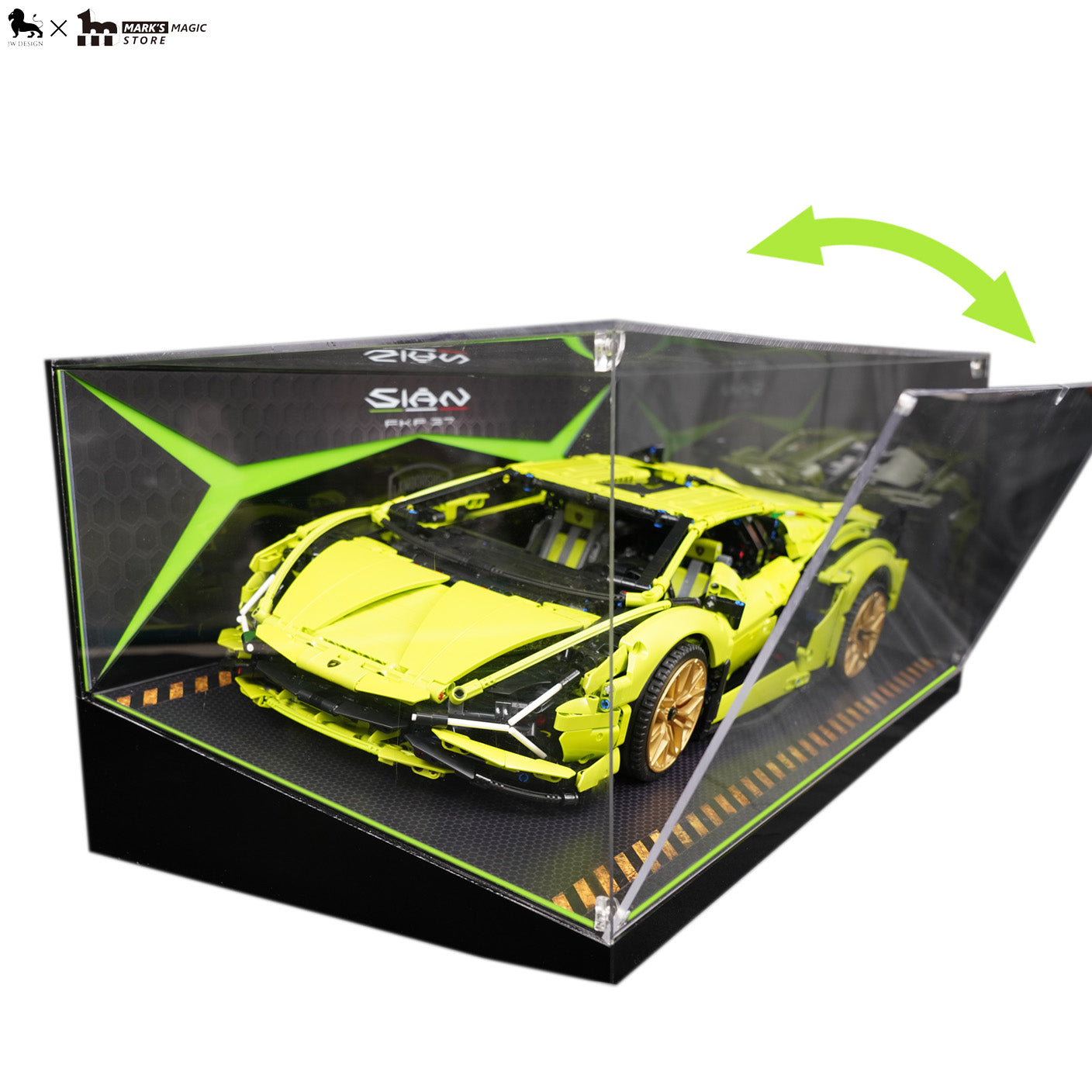 【Premium】LEGO® Lamborghini Sián FKP 37 Acrylic Display Case