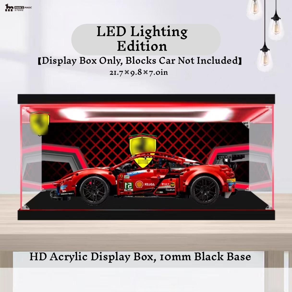 Acrylic Display Box For LEGO® Technic™ Supercar