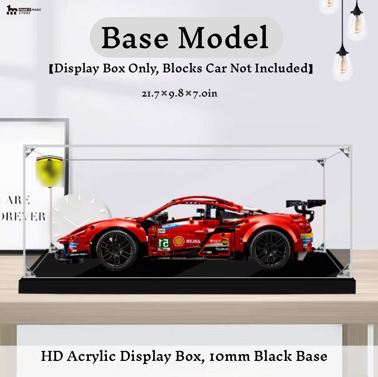 Acrylic Display Box For LEGO® Technic™ Supercar