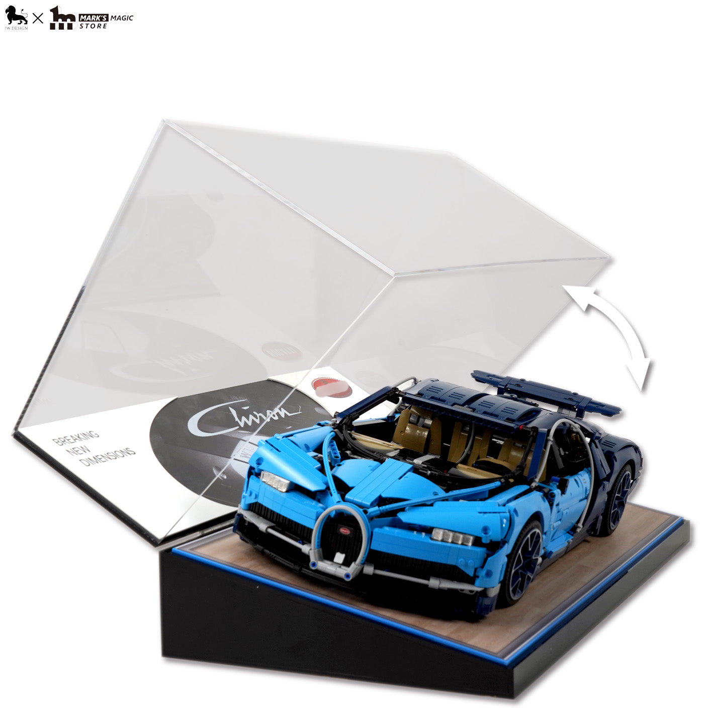 【Premium】LEGO® Bugatti Chiron Acrylic Display Case