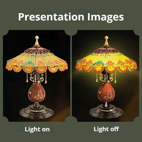 ZHEGAO™ Retro Table Lamp Building Blocks, Art Decoration Model