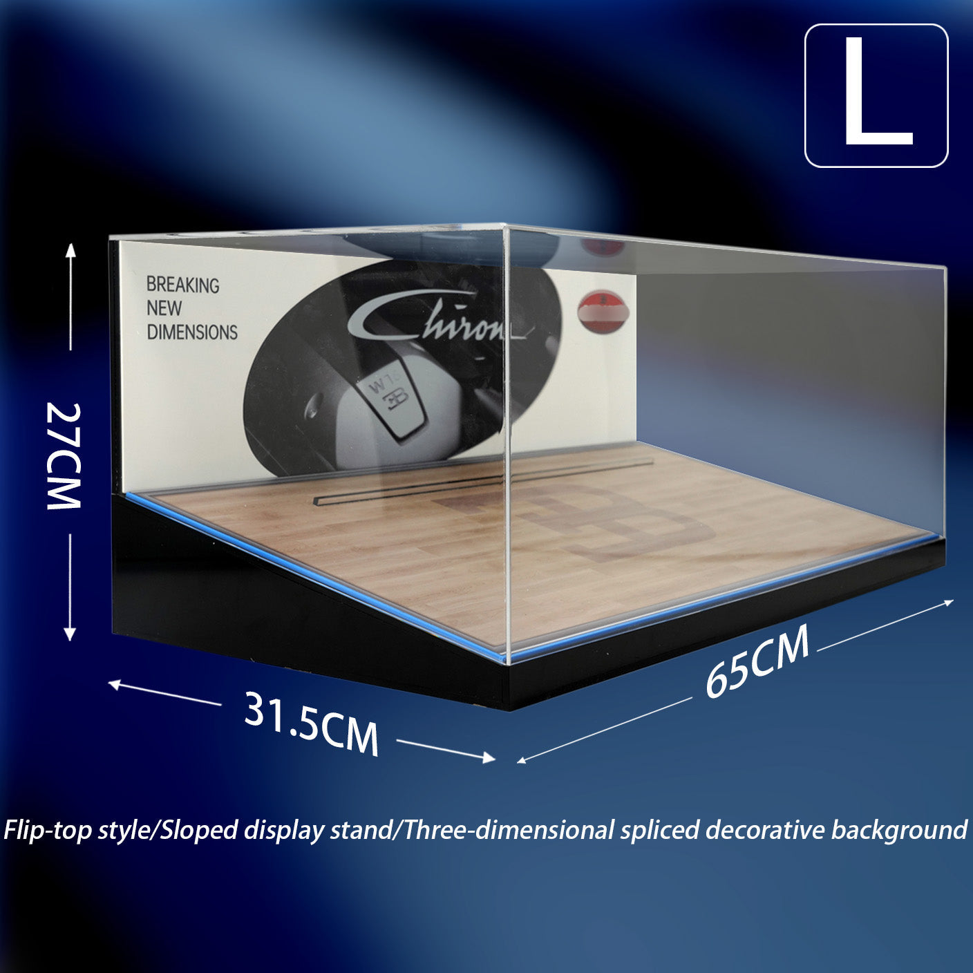 【Premium】LEGO® Bugatti Chiron Acrylic Display Case