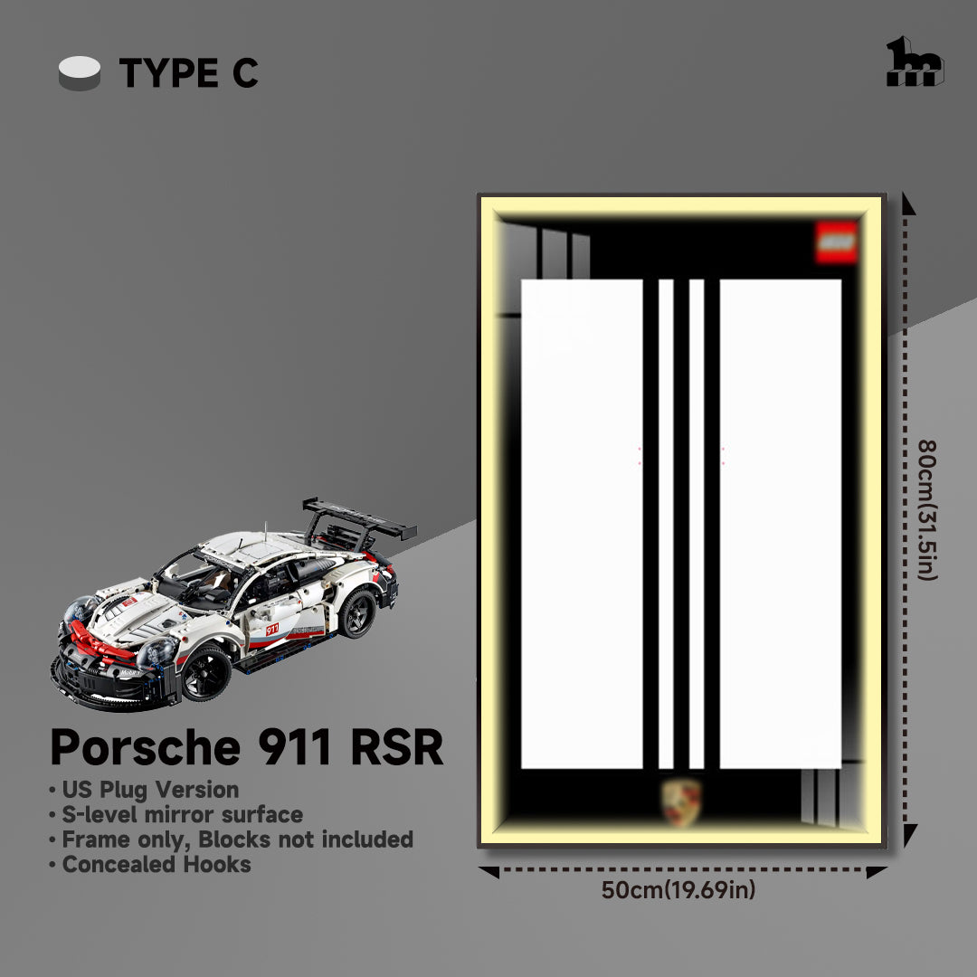 Car Display frame for LEGO® TECHNIC™ Porsche 911 RSR