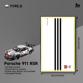 Car Display frame for LEGO® TECHNIC™ Porsche 911 RSR