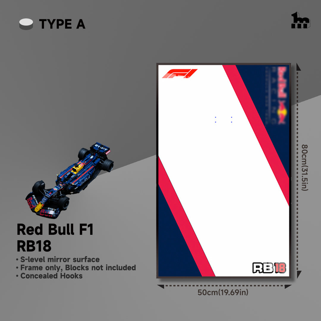 Wall Display Frame for F1 Red Bull RB18