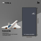 Wall Display Frames  for LEGO® ICONS Concorde