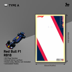 Wall Display Frame for F1 Red Bull RB18