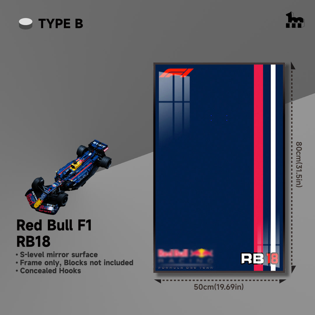 Wall Display Frame for F1 Red Bull RB18