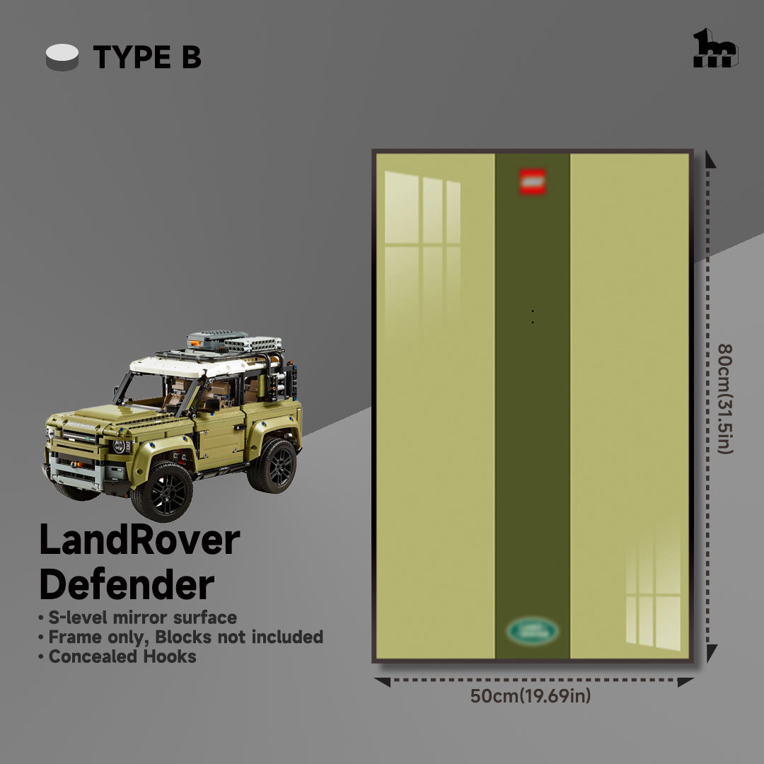 Car display frame for LEGO® TECHNIC™ Land Rover Defender 10317