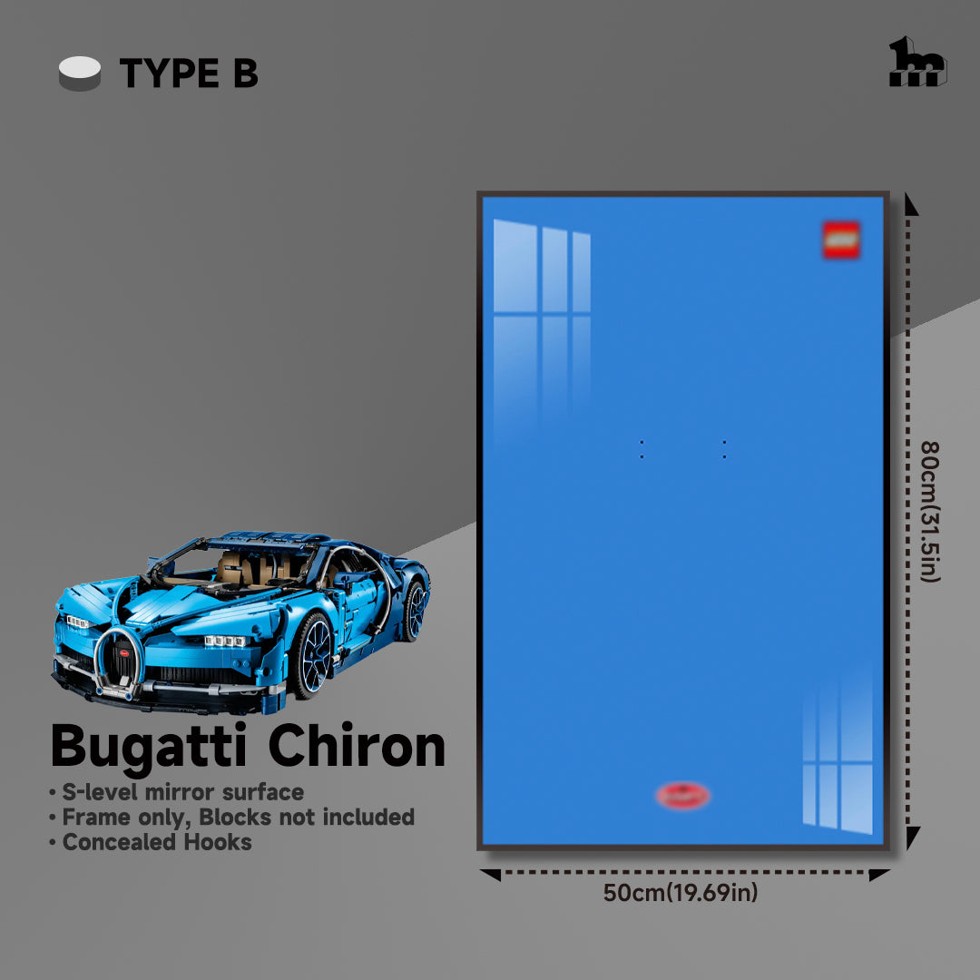 Car Display Frame for LEGO® TECHNIC™ Bugatti Chiron 42083