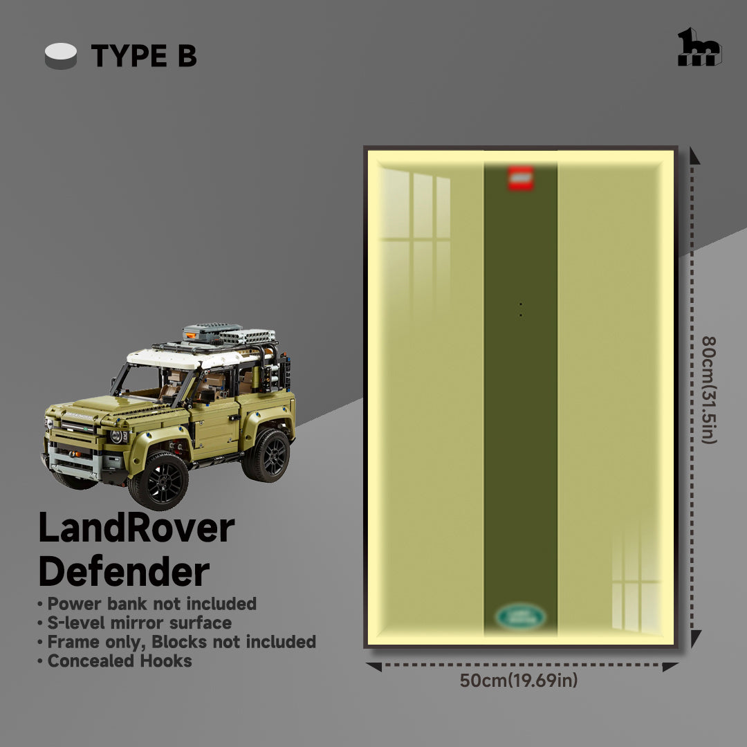 Car display frame for LEGO® TECHNIC™ Land Rover Defender 10317