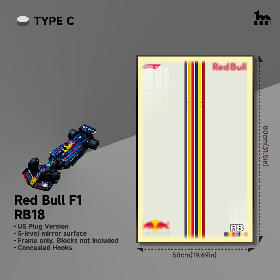 Wall Display Frame For LEGO® Technic™ F1 Series