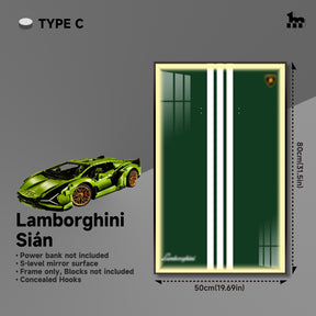 Car display frame for LEGO® TECHNIC™ Lamborghini Sián FKP 37 42115