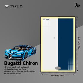 Car Display Frame for LEGO® TECHNIC™ Bugatti Chiron 42083