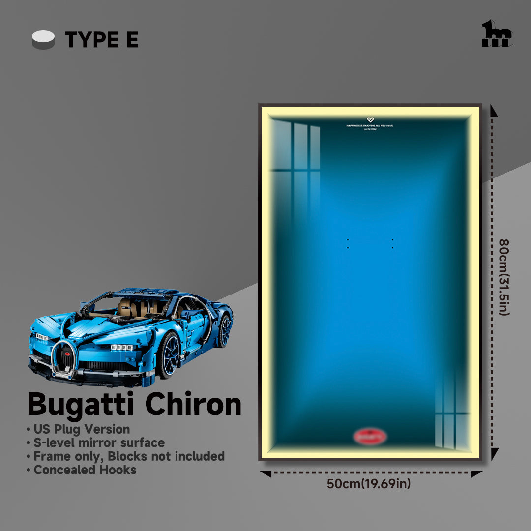 Car Display Frame for LEGO® TECHNIC™ Bugatti Chiron 42083