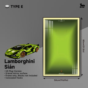 Car display frame for LEGO® TECHNIC™ Lamborghini Sián FKP 37 42115