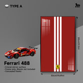 Car Display Wall Frame for LEGO® TECHNIC™ Ferrari 488 42125