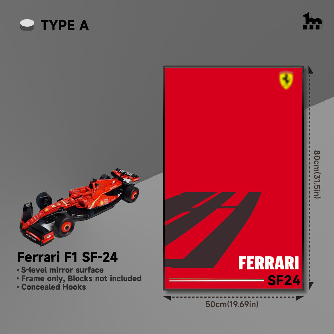 Car Display Frame For LEGO® TECHNIC™ Ferrari F1 SF-24 42207