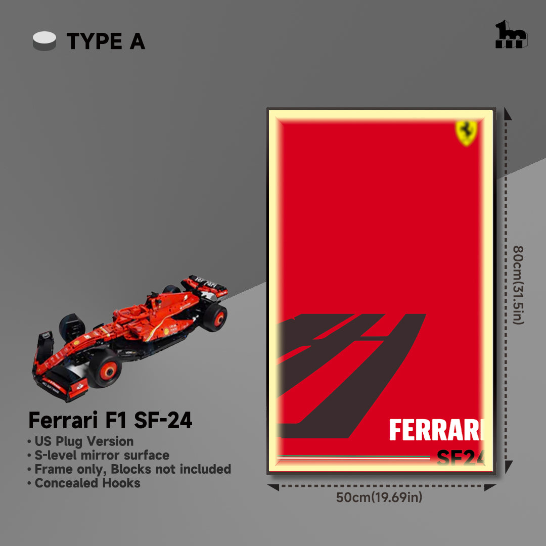 Car Display Frame For LEGO® TECHNIC™ Ferrari F1 SF-24 42207