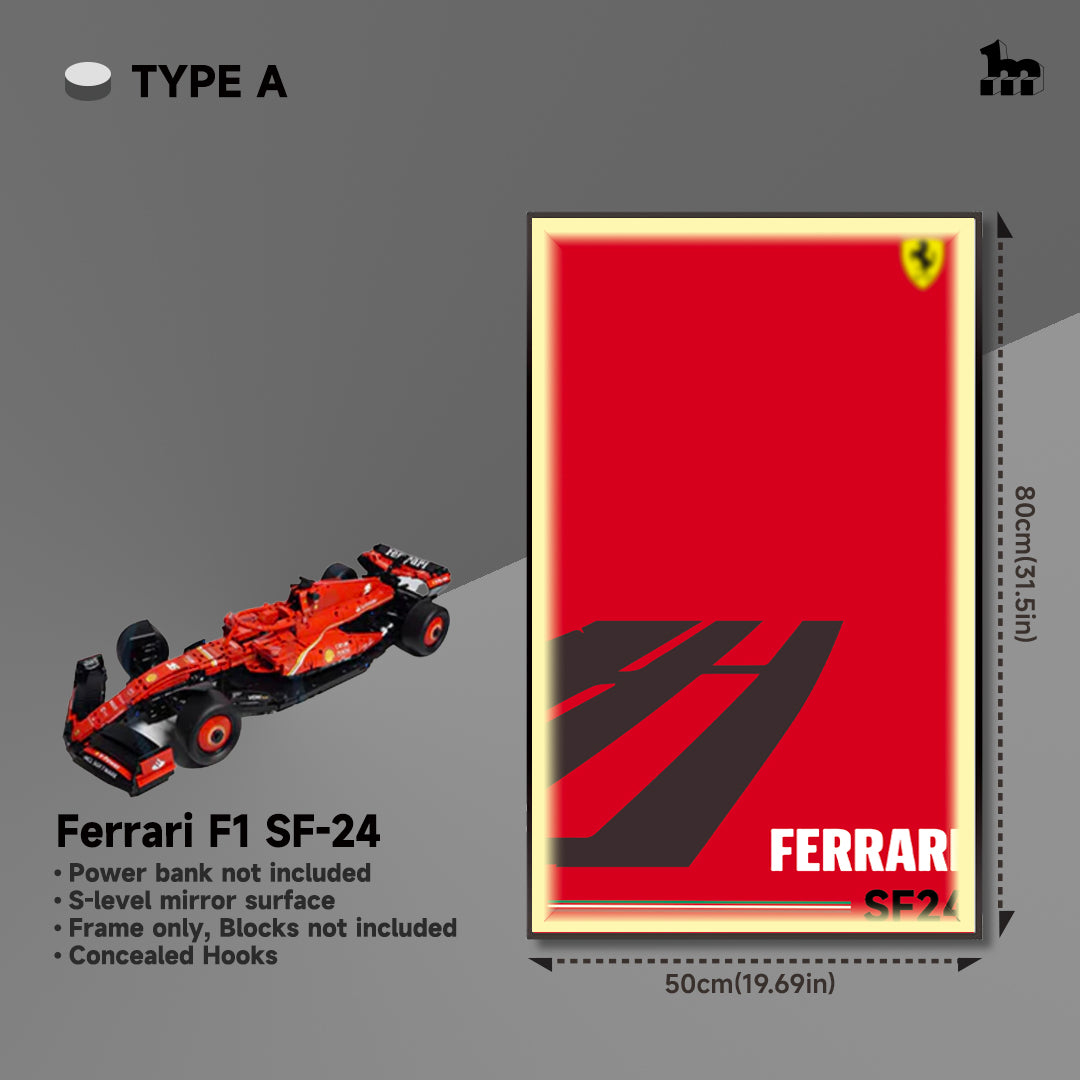 Car Display Frame For LEGO® TECHNIC™ Ferrari F1 SF-24 42207