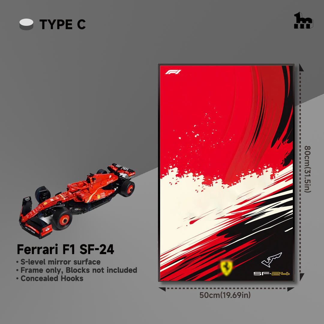 Car Display Frame For LEGO® TECHNIC™ Ferrari F1 SF-24 42207