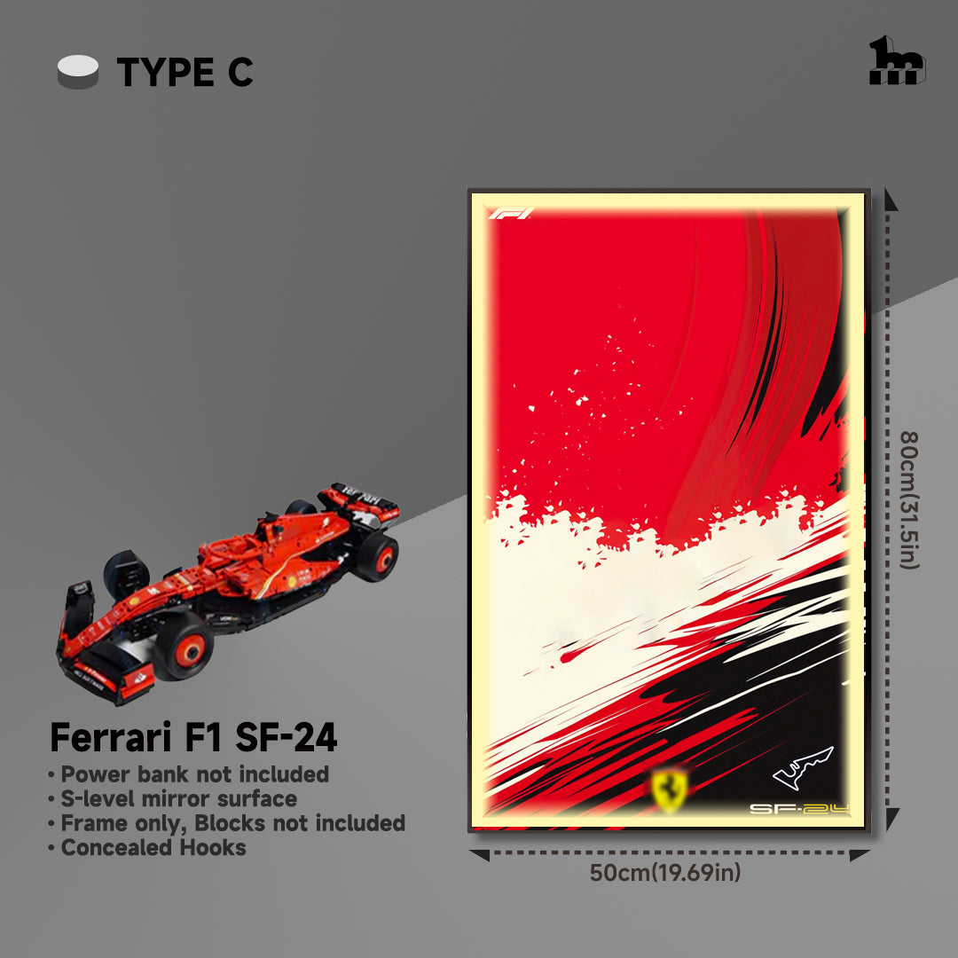 Car Display Frame For LEGO® TECHNIC™ Ferrari F1 SF-24 42207