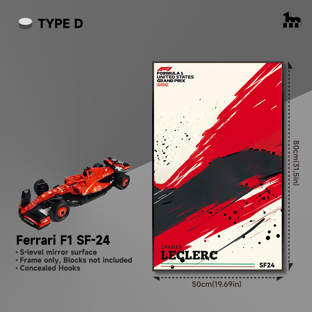 Car Display Frame For LEGO® TECHNIC™ Ferrari F1 SF-24 42207