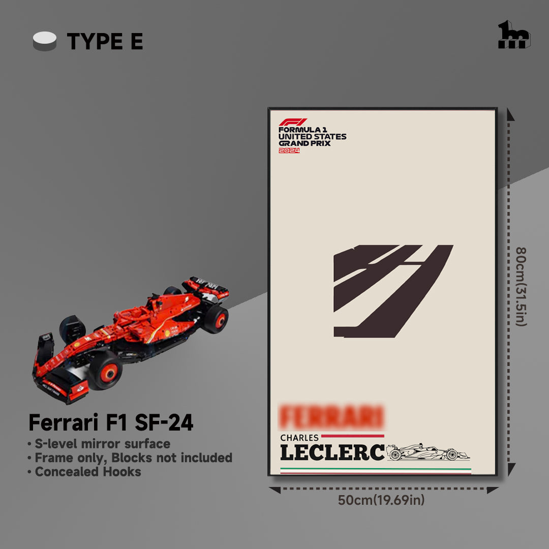Car Display Frame For LEGO® TECHNIC™ Ferrari F1 SF-24 42207