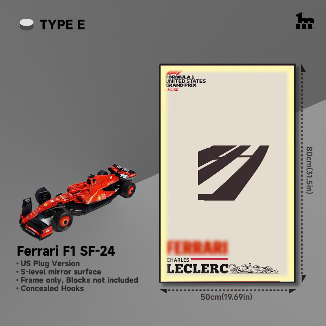 Car Display Frame For LEGO® TECHNIC™ Ferrari F1 SF-24 42207