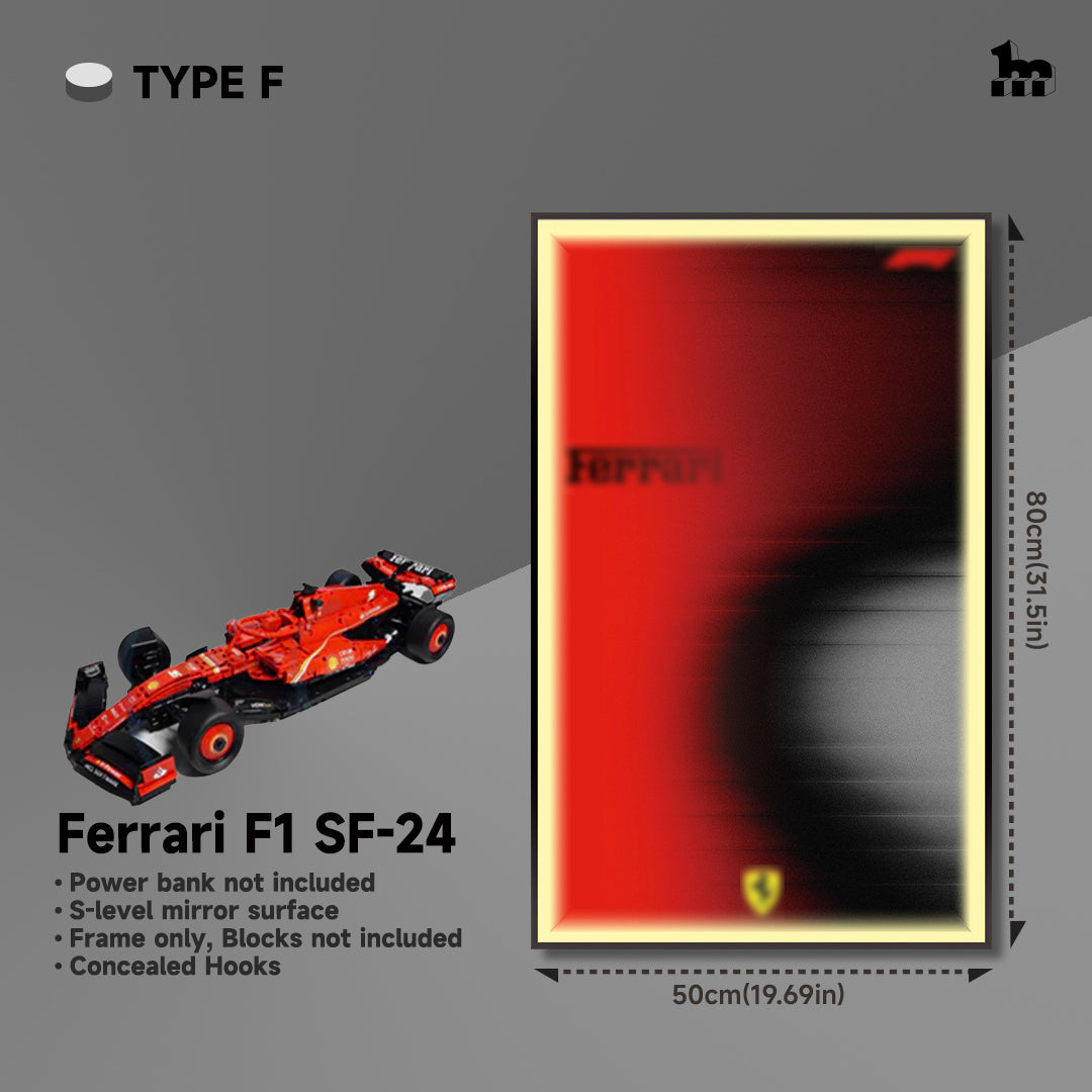 Car Display Frame For LEGO® TECHNIC™ Ferrari F1 SF-24 42207
