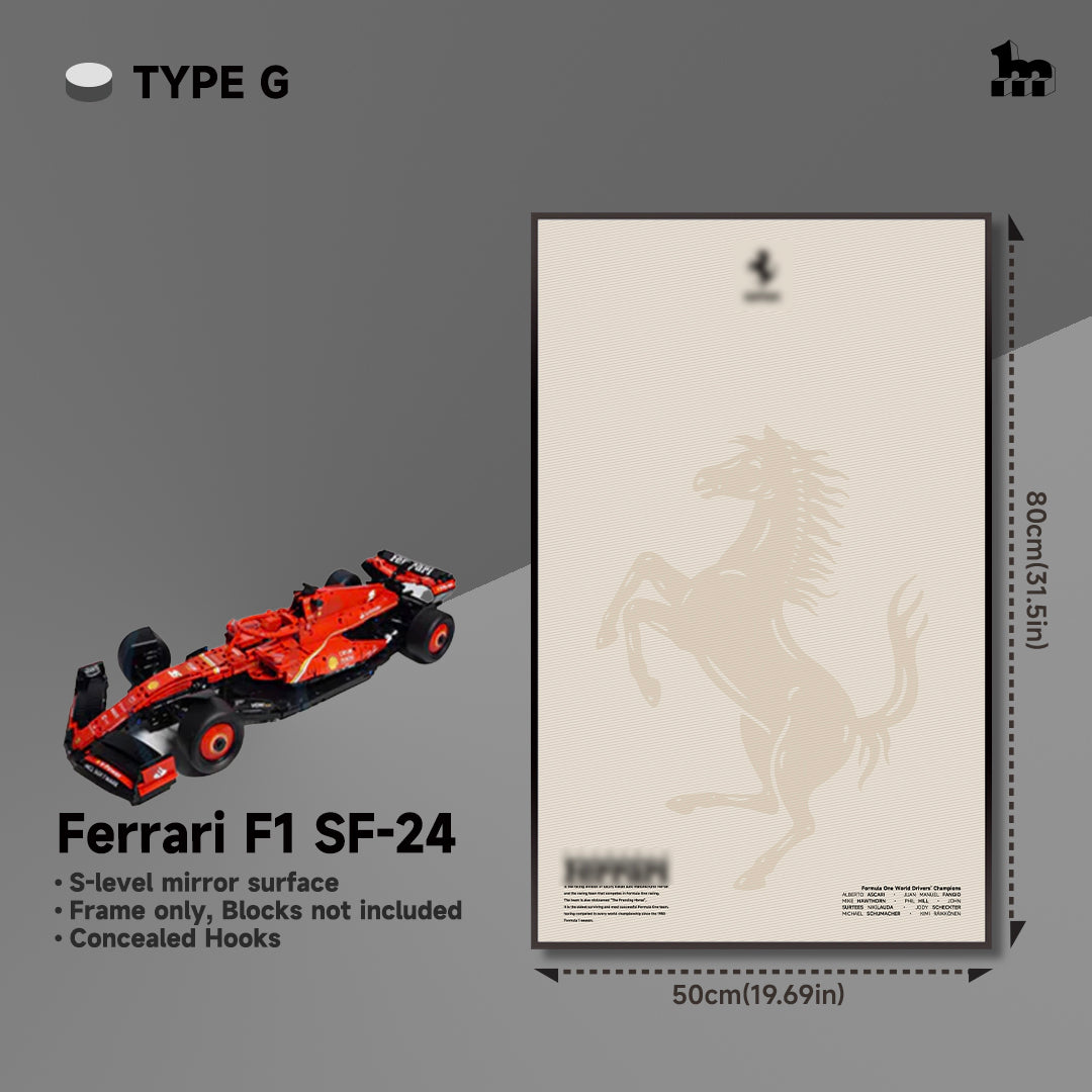 Car Display Frame For LEGO® TECHNIC™ Ferrari F1 SF-24 42207