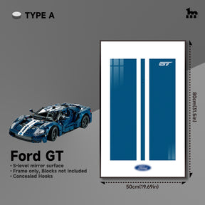 CarCarDisplay Frame for LEGO® TECHNIC™  Ford GT 42154