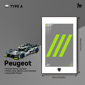 Car Display frame for LEGO® TECHNIC™ Peugeot 42156