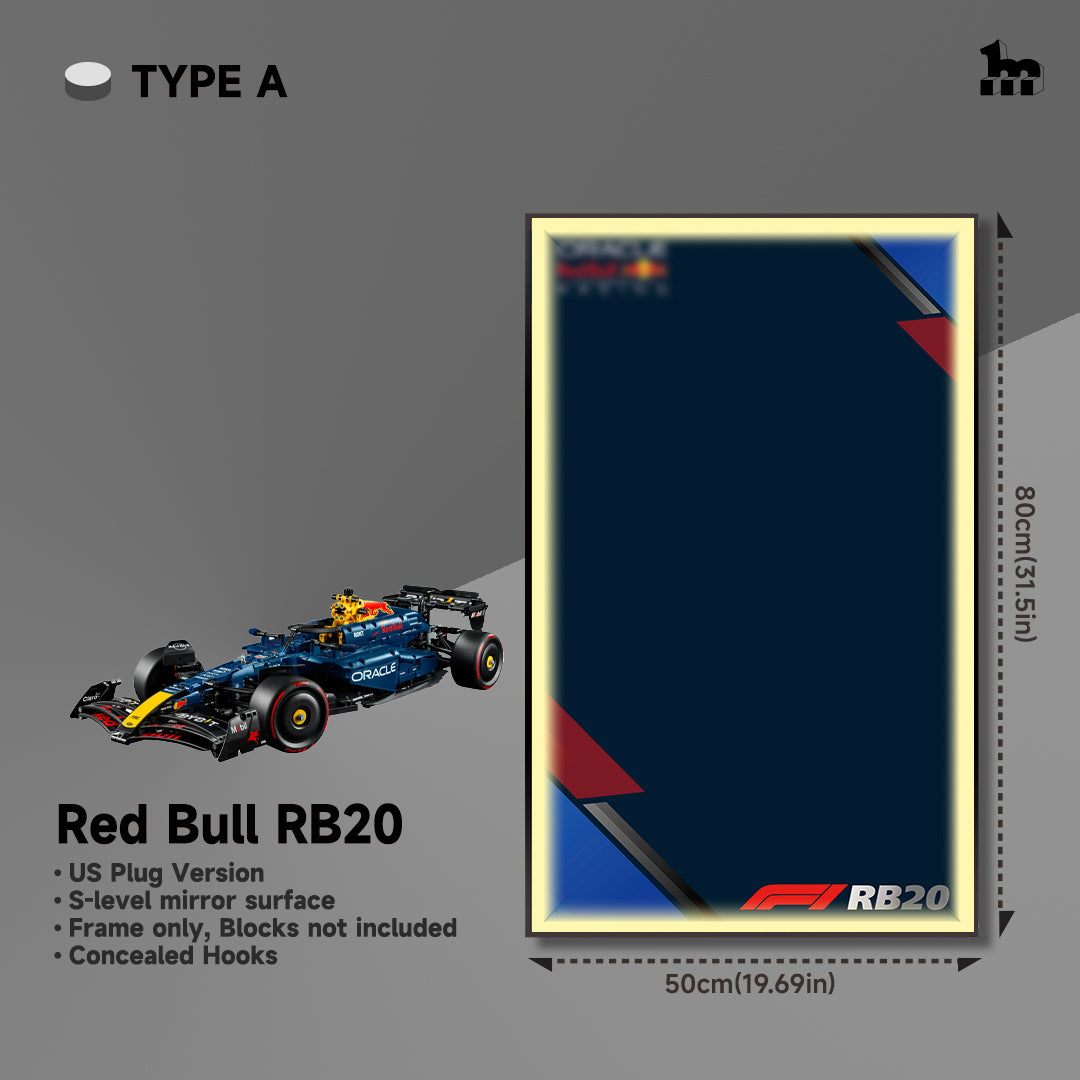 Wall Display Frame For LEGO® Technic™ F1 Series