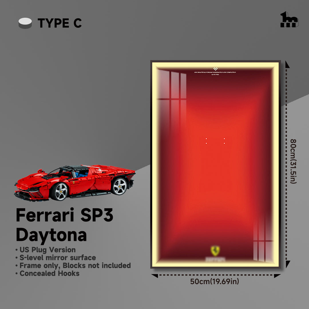 Car Display Frame for LEGO® TECHNIC™ Ferrari Daytona SP3 42143