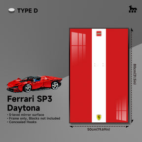 Car Display Frame for LEGO® TECHNIC™ Ferrari Daytona SP3 42143