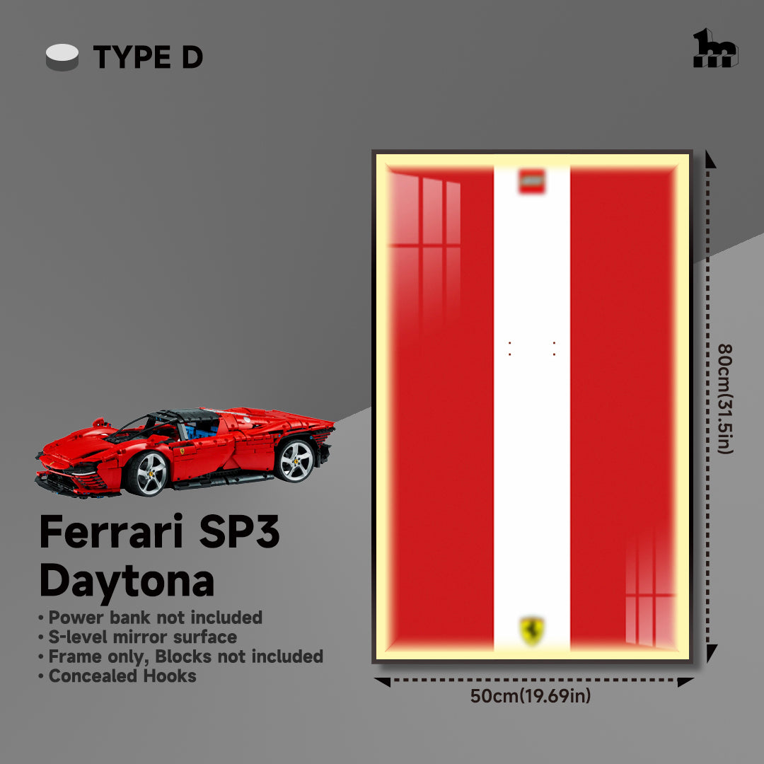 Car Display Frame for LEGO® TECHNIC™ Ferrari Daytona SP3 42143