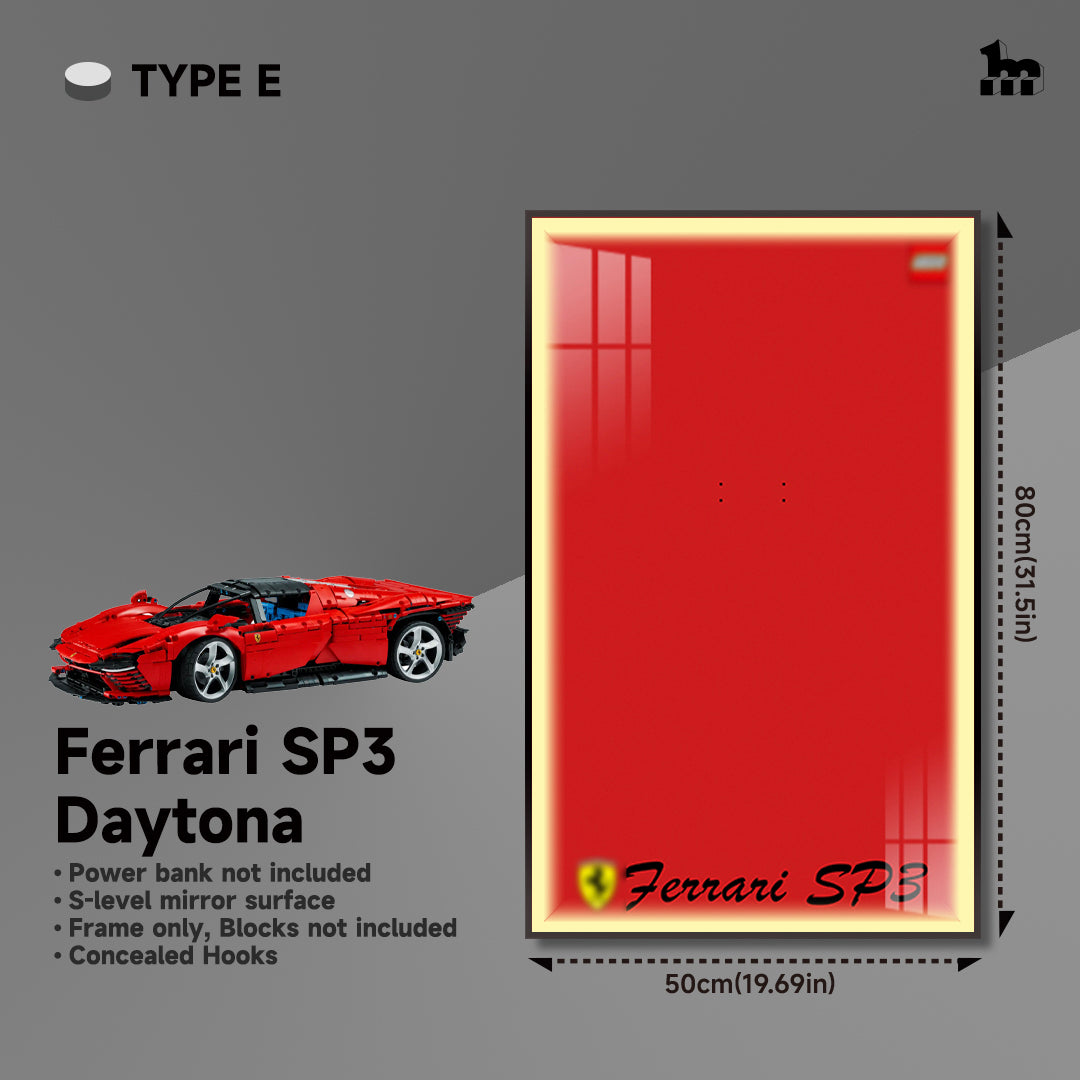 Car Display Frame for LEGO® TECHNIC™ Ferrari Daytona SP3 42143