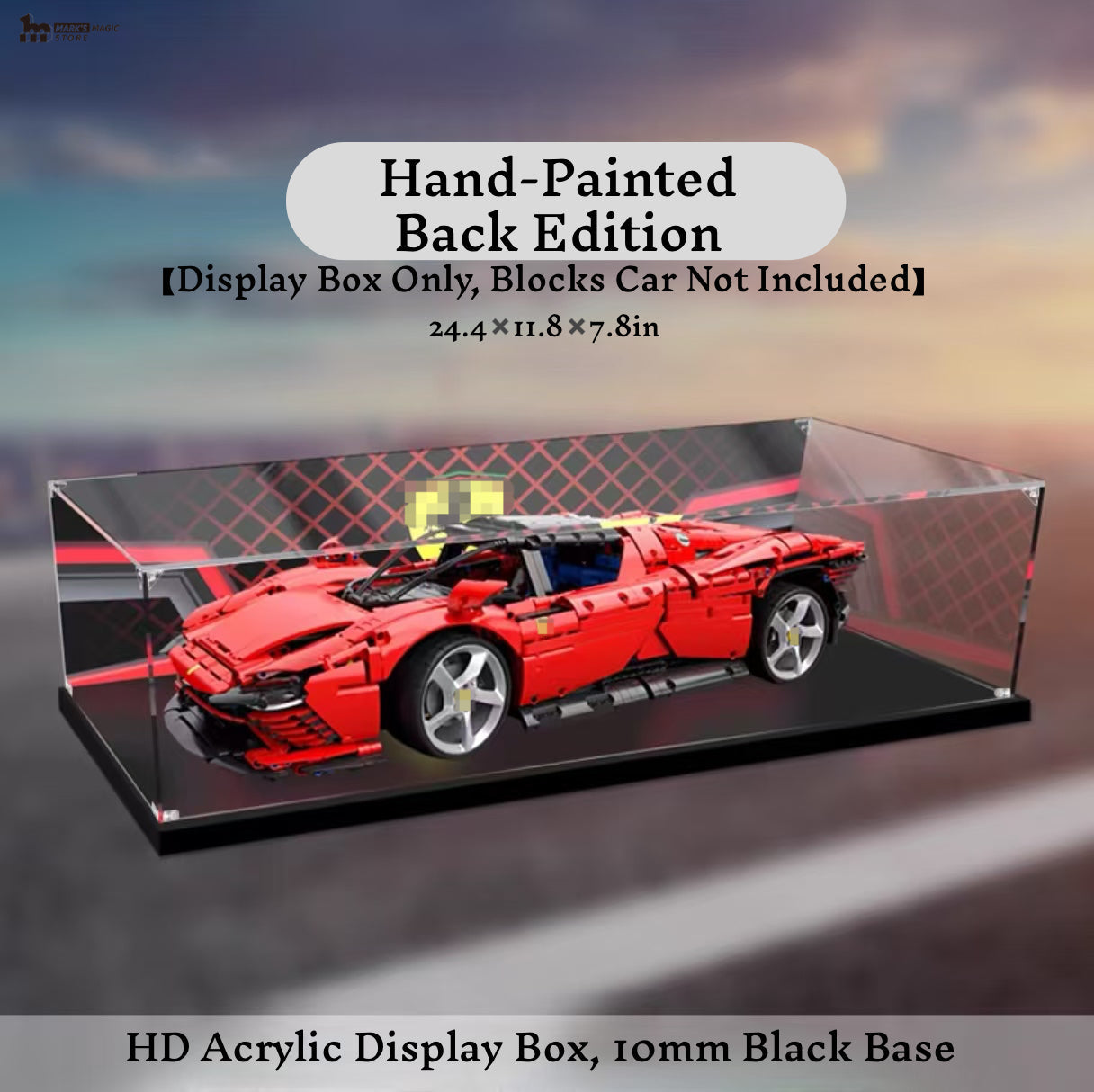 Acrylic Display Box For LEGO® Technic™ Supercar