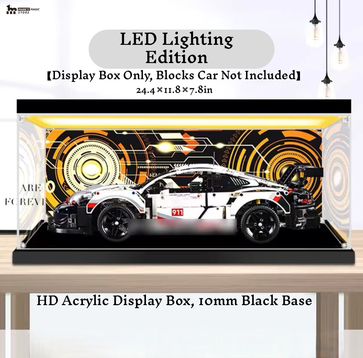 Acrylic Display Box For LEGO® Technic™ Supercar