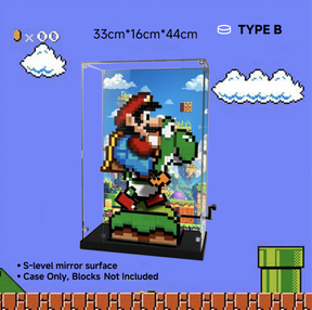 Display case for  LEGO®  Mario and Yoshi 71438