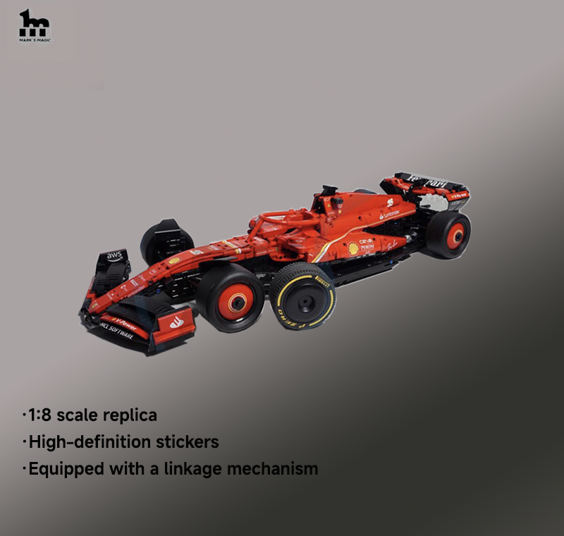 Ferrari F1-SF24 1:8 scale Moc (3365 pieces)