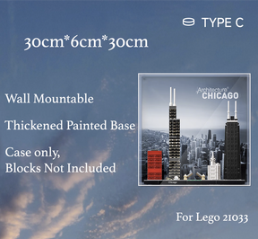 Display Case For LEGO® Architecture series Acrylic Display Case