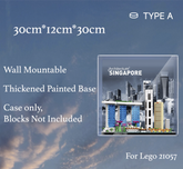 Display Case For LEGO® Architecture series Acrylic Display Case